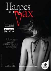 2e édition du festival international Harpes au Max. Du 17 au 20 mai 2018 à Ancenis. Loire-Atlantique.  20H00